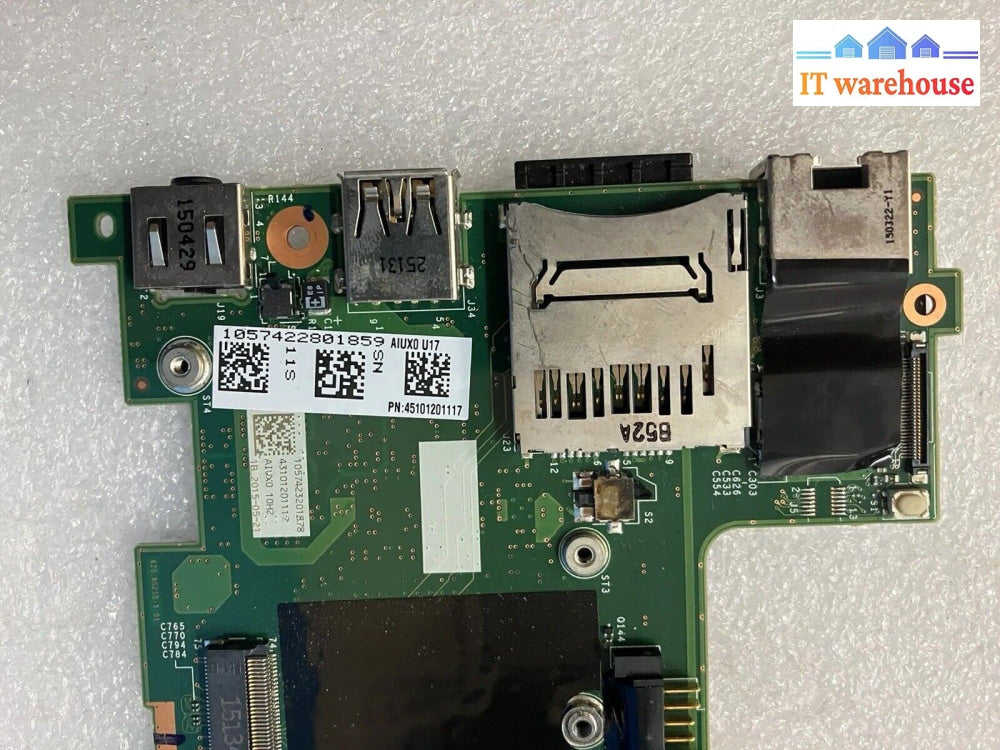 Motherboard 00HT368 For Lenovo ThinkPad X25 Laptop With Intel i5-5200U CPU ~