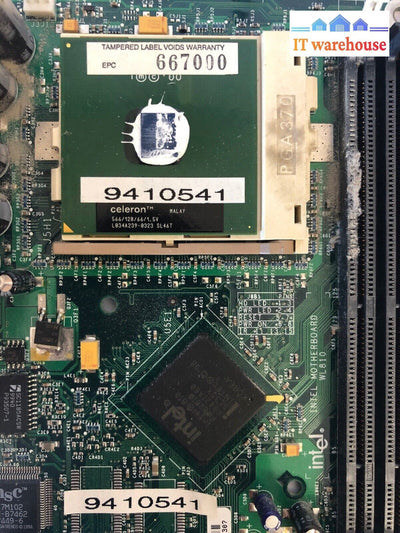 * Motherboard intel WL810 W/Celon 566