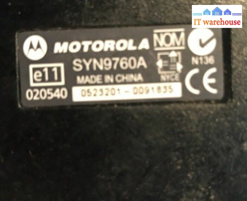 - MOTOROLA SYN9760A HANDS FREE MODULE
