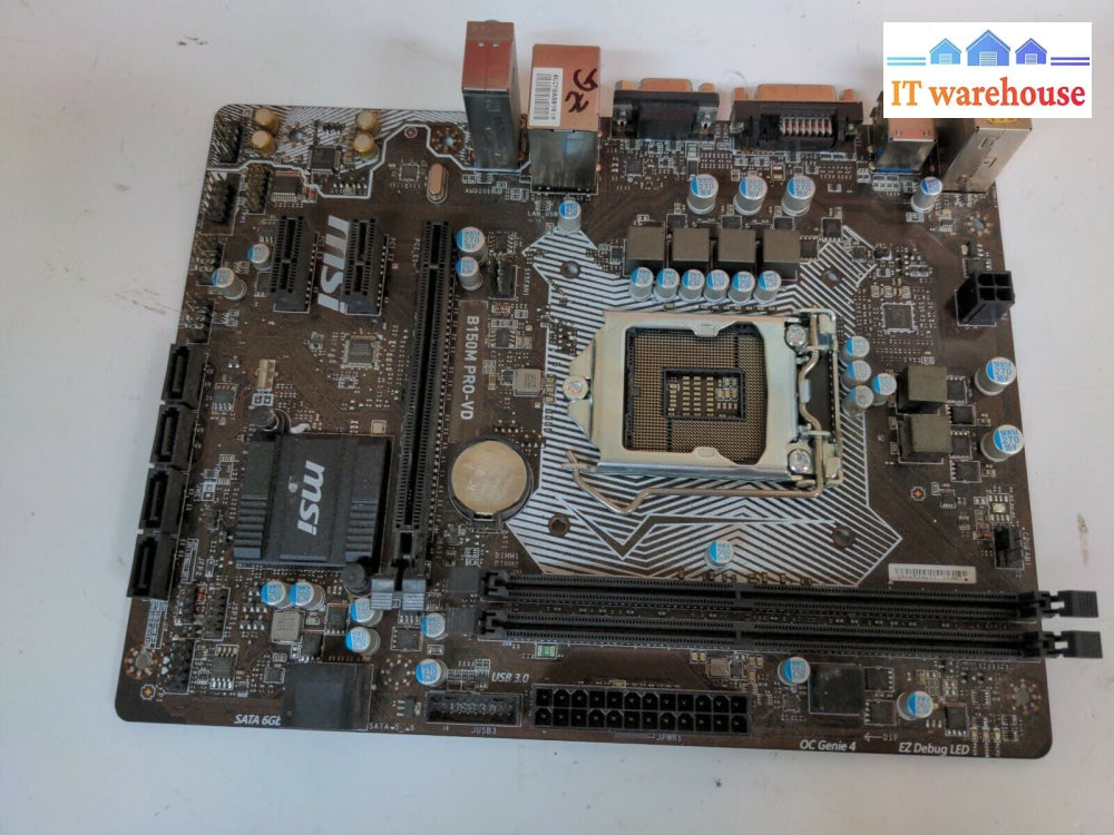 - MSI B150M Pro-VD DDR4 Motherboard  Tested