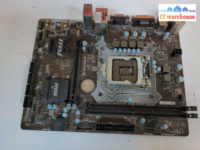 - MSI B150M Pro-VD DDR4 Motherboard  Tested