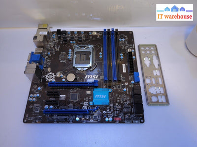 - MSI B85M-G43 M-ATX LGA 1150 Intel B85 DDR3 HDMI/DP USB3.0 Motherboard 