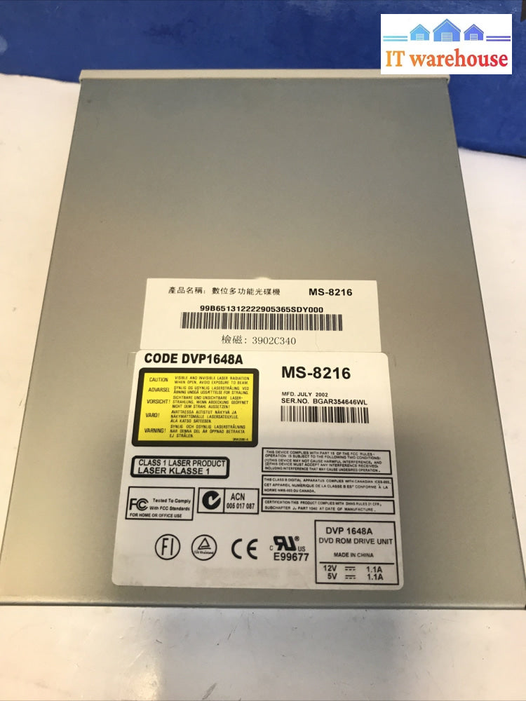 MSI dvp1648a MS-8216 DVD drive - IDE