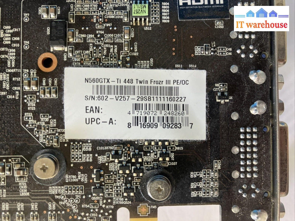 MSI GeForce GTX 560 Ti 448 Twin Frozr III 1280MB GDDR5 PCI-e Video Card ~