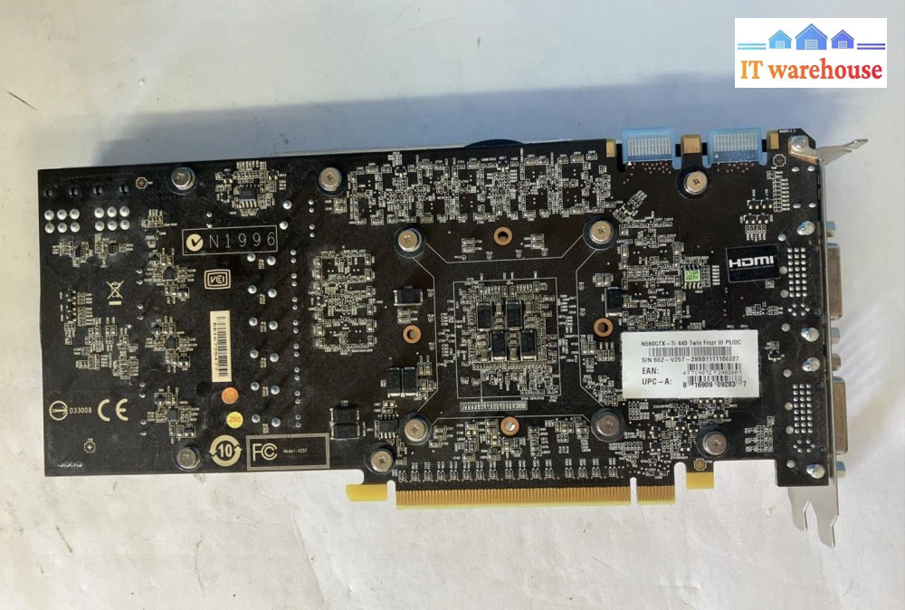 MSI GeForce GTX 560 Ti 448 Twin Frozr III 1280MB GDDR5 PCI-e Video Card ~