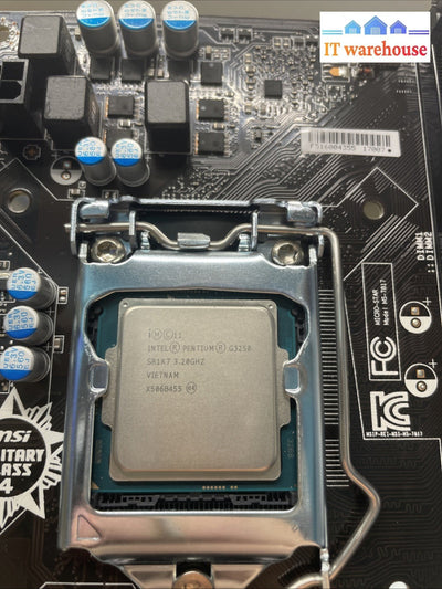 MSI H81M-E34 Mini-ATX LGA 1150 DDR3 HDMI VGA DVI Motherboard + cpu