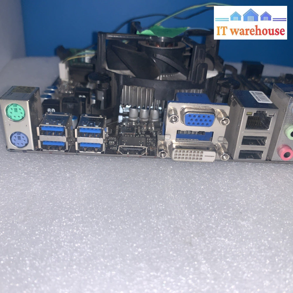 MSI H81M-E34 Mini-ATX LGA 1150 DDR3 HDMI VGA DVI Motherboard / i3-4610  + 8GB Ra