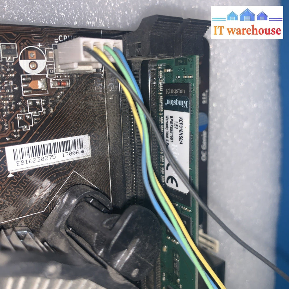 MSI H81M-E34 Mini-ATX LGA 1150 DDR3 HDMI VGA DVI Motherboard / i3-4610  + 8GB Ra