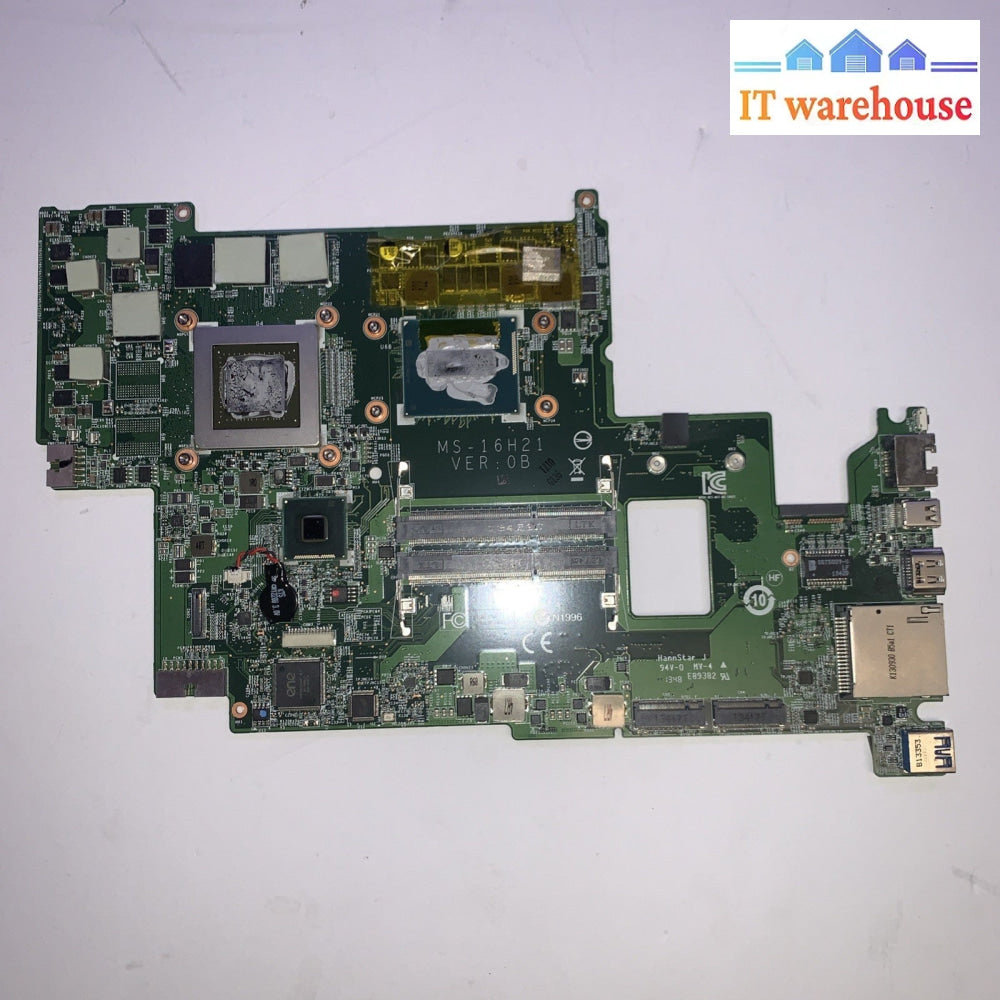 MSI laptop MS-16H21 Motherboard With i7-4710HQ CPU NVIDIA GTX 860M 2GB