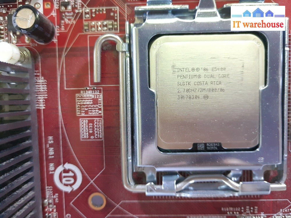 -  MSI MS-7529 (G31TM-P21) LGA 775 Motherboard  W/ E5400 CPU &I/O Plate Tested 