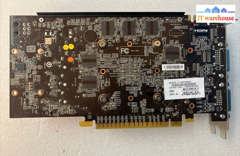 Msi N550Gtx-Ti Dual Dvi Mini Hdmi Pci-E Graphics Vide Card N550Gtx-Ti-M2D1Gd5/Oc