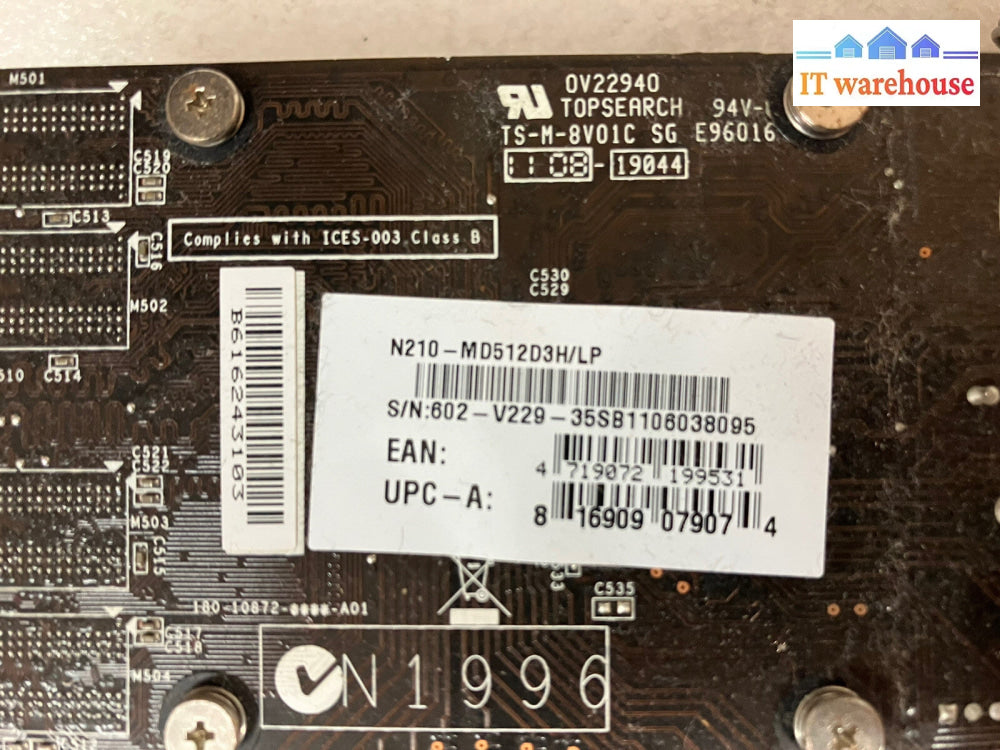 ~ MSI NVIDIA GeForce 210 N210-MD512D3H/LP PCI-e 512MB HDMI VGA DVI Graphics Card