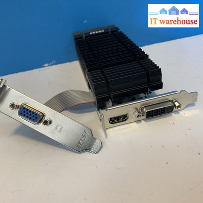 MSI Nvidia GeForce GT 730 2GB Low Profile PCI-E Video Card HDMI N730K-2GD3H/LP