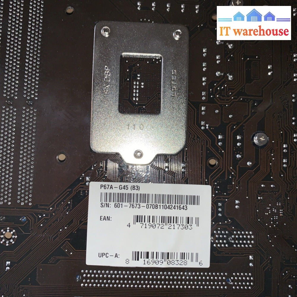 MSI P67A-G45(B3) Intel P67 DDR3 LGA 1155 ATX Motherboard W/i5-2500k CPU