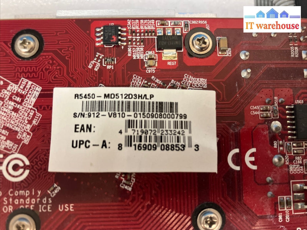 ~ MSI Radeon 5450 512MB Desktop Video Card R5450-MD512D3H/LP DVI VGA HDMI