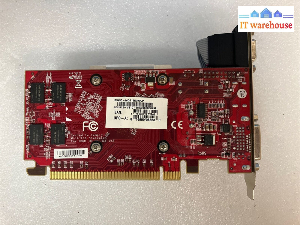 ~ MSI Radeon 5450 512MB Desktop Video Card R5450-MD512D3H/LP DVI VGA HDMI