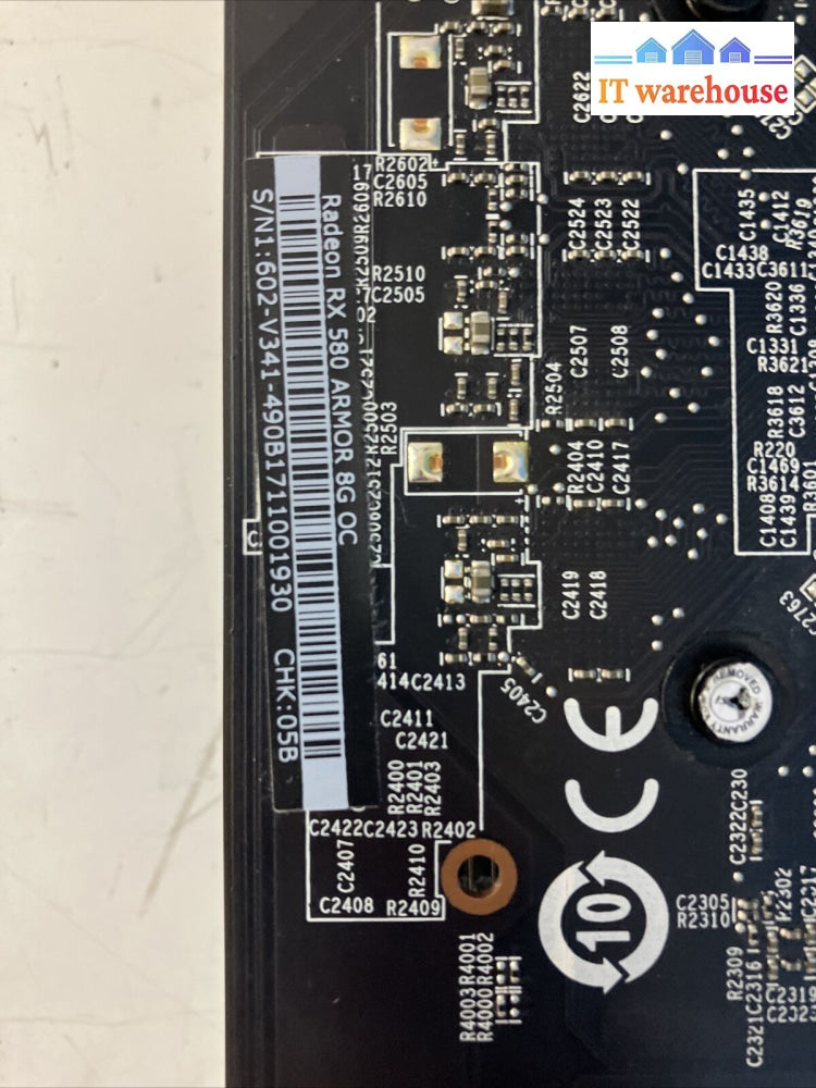 Msi Radeon Rx 580 Armor 8G Oc 8Gb Gddr5 Graphics Card Rx-580-Armor-8G *Tested* ~