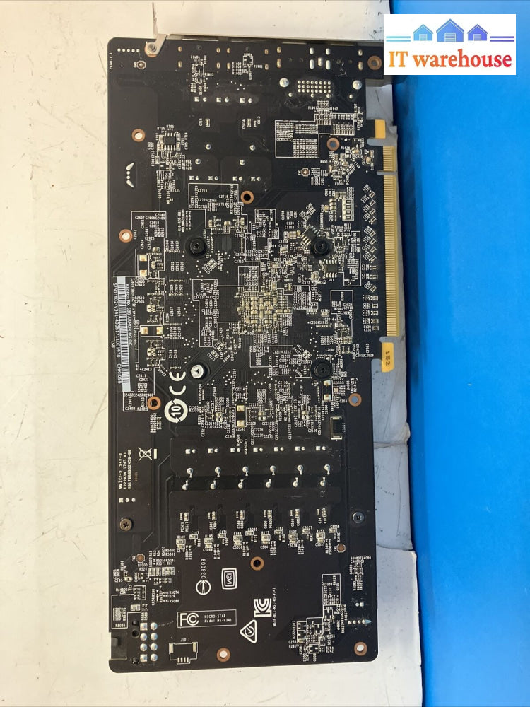 Msi Radeon Rx 580 Armor 8G Oc 8Gb Gddr5 Graphics Card Rx-580-Armor-8G *Tested* ~