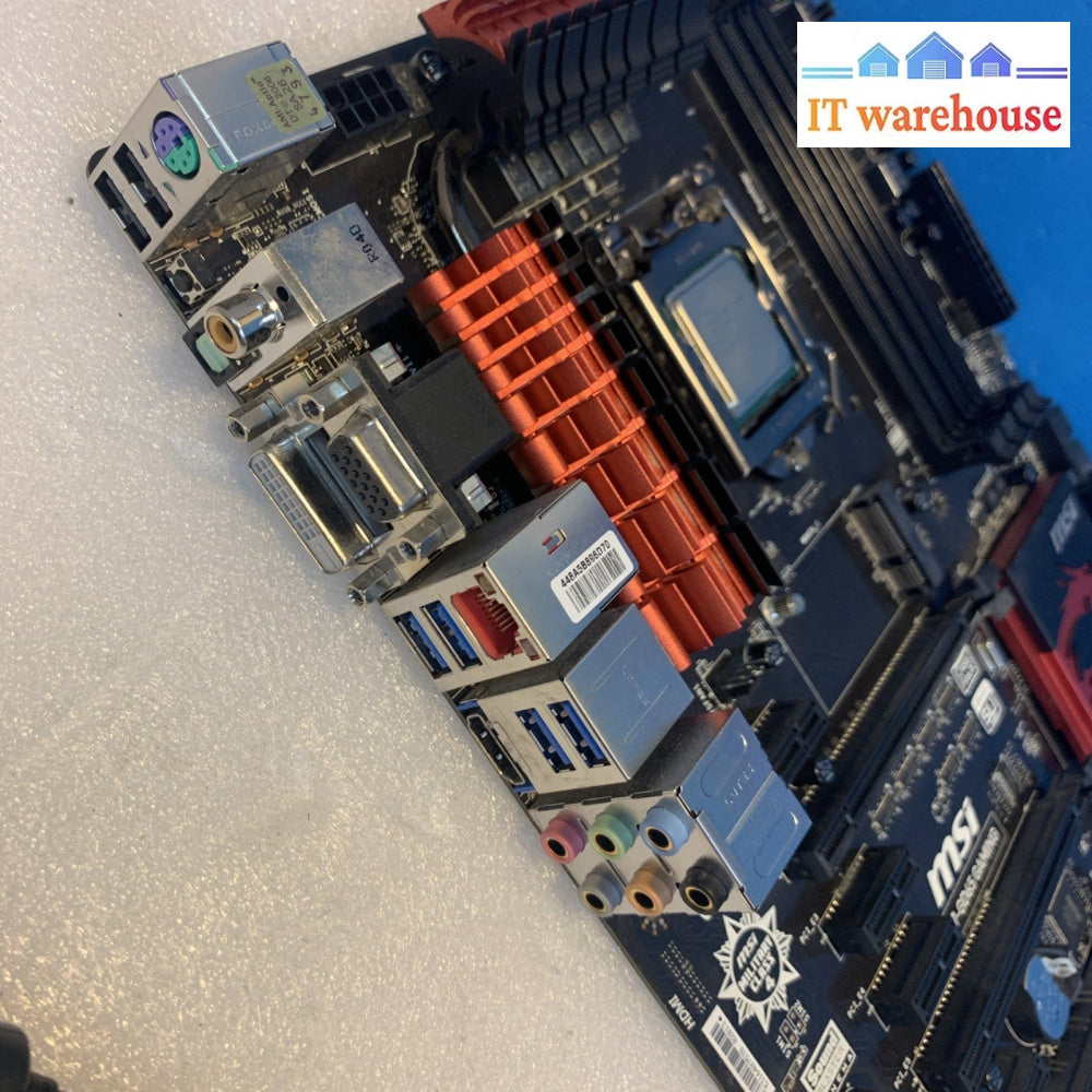 MSI Z87-GD65 GAMING Motherboard ATX LGA 1150 Intel DDR3 PCI-E 3.0 w/ i7-4790K