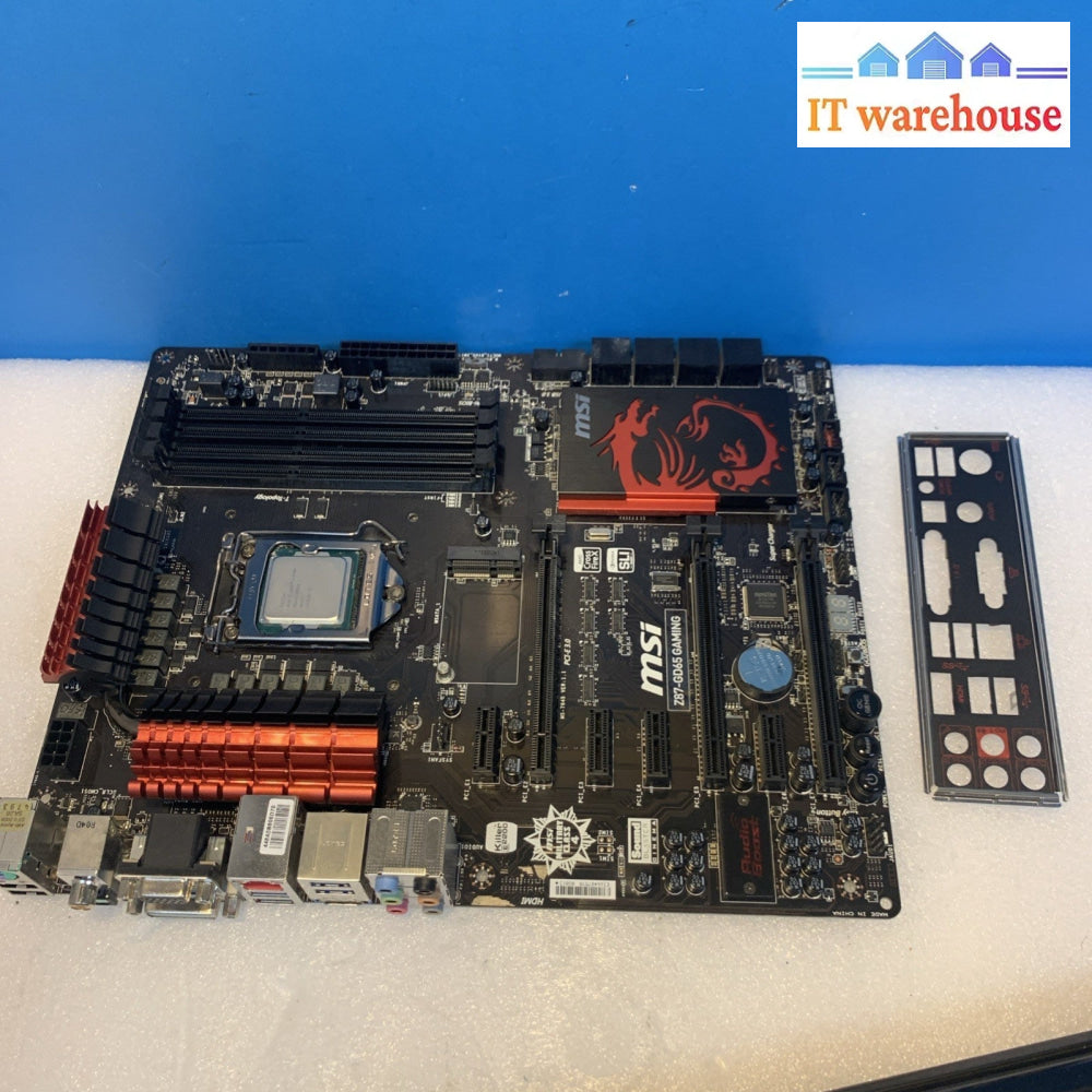 MSI Z87-GD65 GAMING Motherboard ATX LGA 1150 Intel DDR3 PCI-E 3.0 w/ i7-4790K