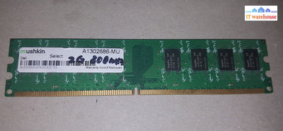 Mushkin A1302686-MU 2GB DDR2 800 MHz PC2-6400 SDRAM Memory Module