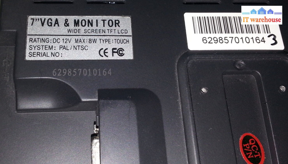 musicdirection 7" Touchscreen VGA LCD WideScreen TFT PAL/NTSC Monitor ##