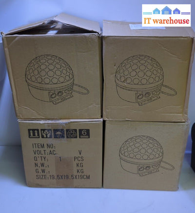 Mxs-Sjqs01 Dmx-512 Rgb Led 185Mm Plastic Dome Ball Disco Light (220V Only)