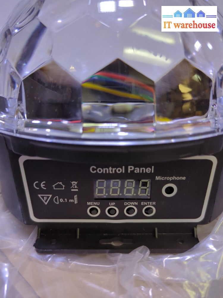 Mxs-Sjqs01 Dmx-512 Rgb Led 185Mm Plastic Dome Ball Disco Light (220V Only)