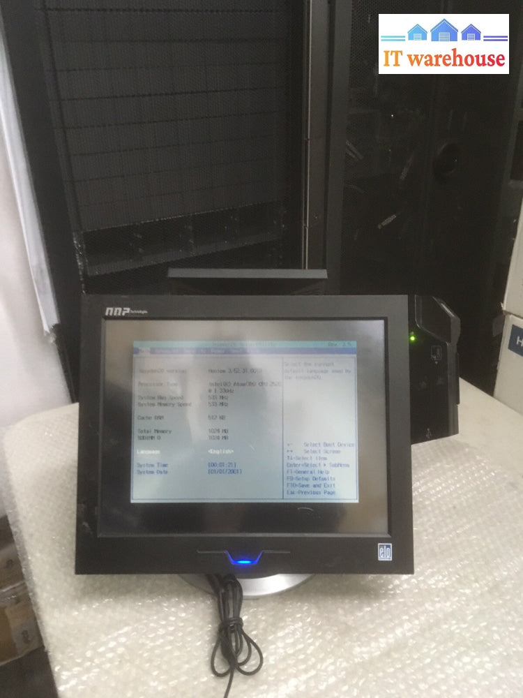 + N&P NNP POS System NP-3500AD NNP-NP-3500A 15” Scratch Monitor W/card Reader AC