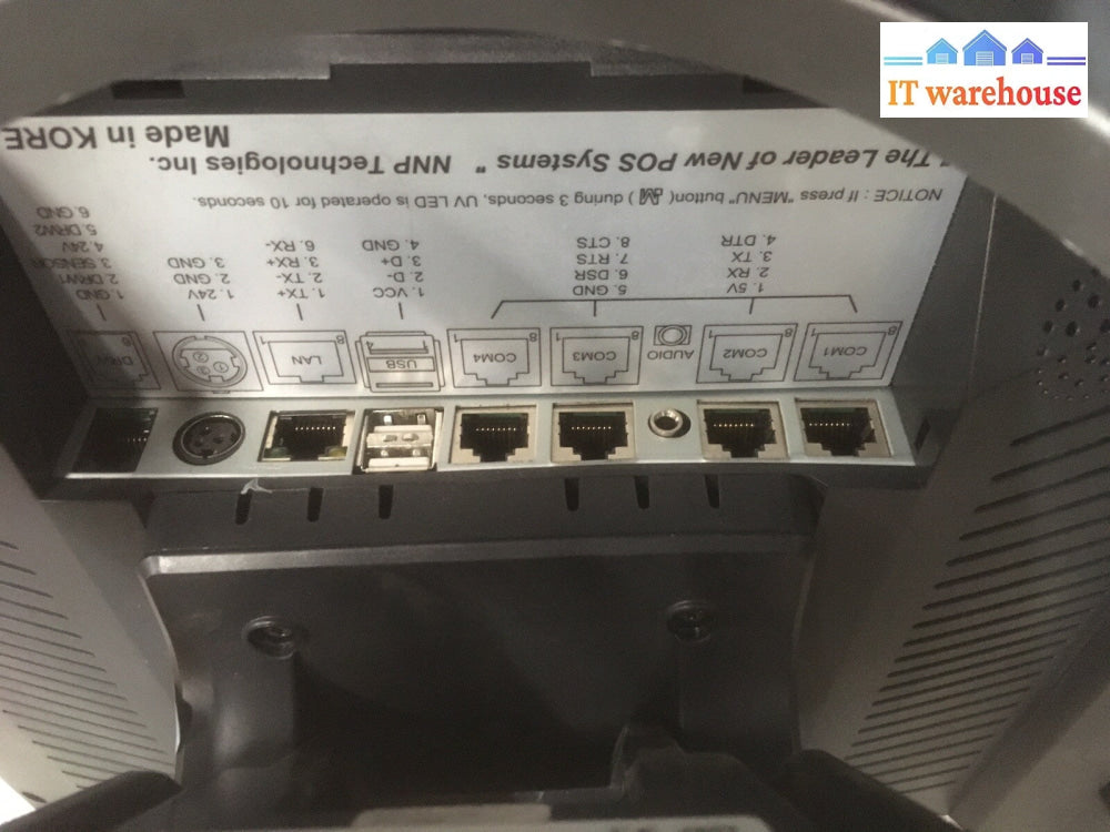 + N&P NNP POS System NP-3500AD NNP-NP-3500A 15” Scratch Monitor W/card Reader AC