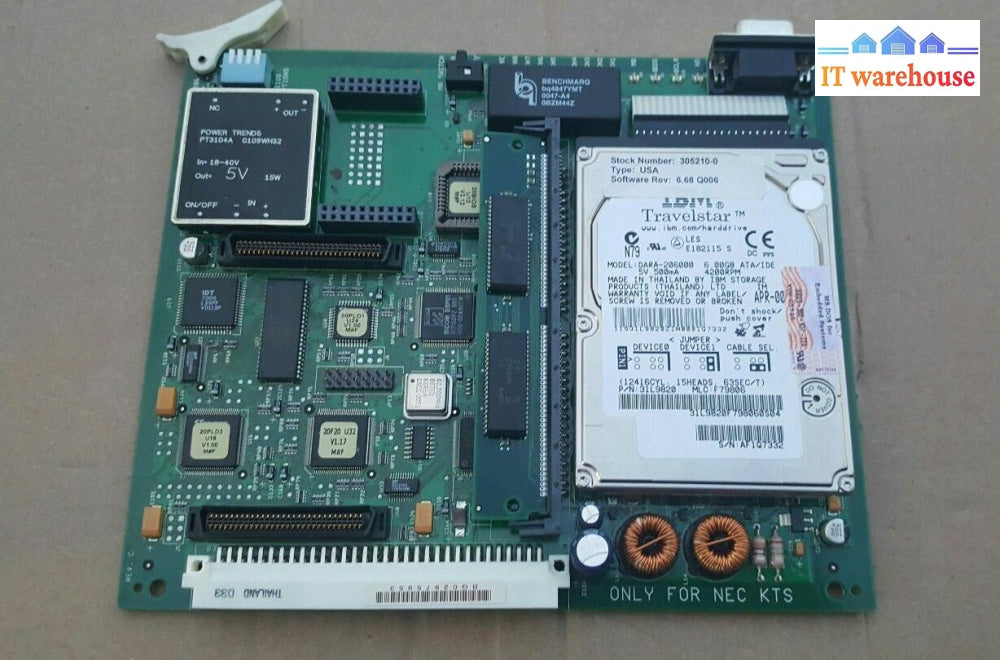 NEC Electra Elite VMS 4 U10 ETU VoiceMail Card  
