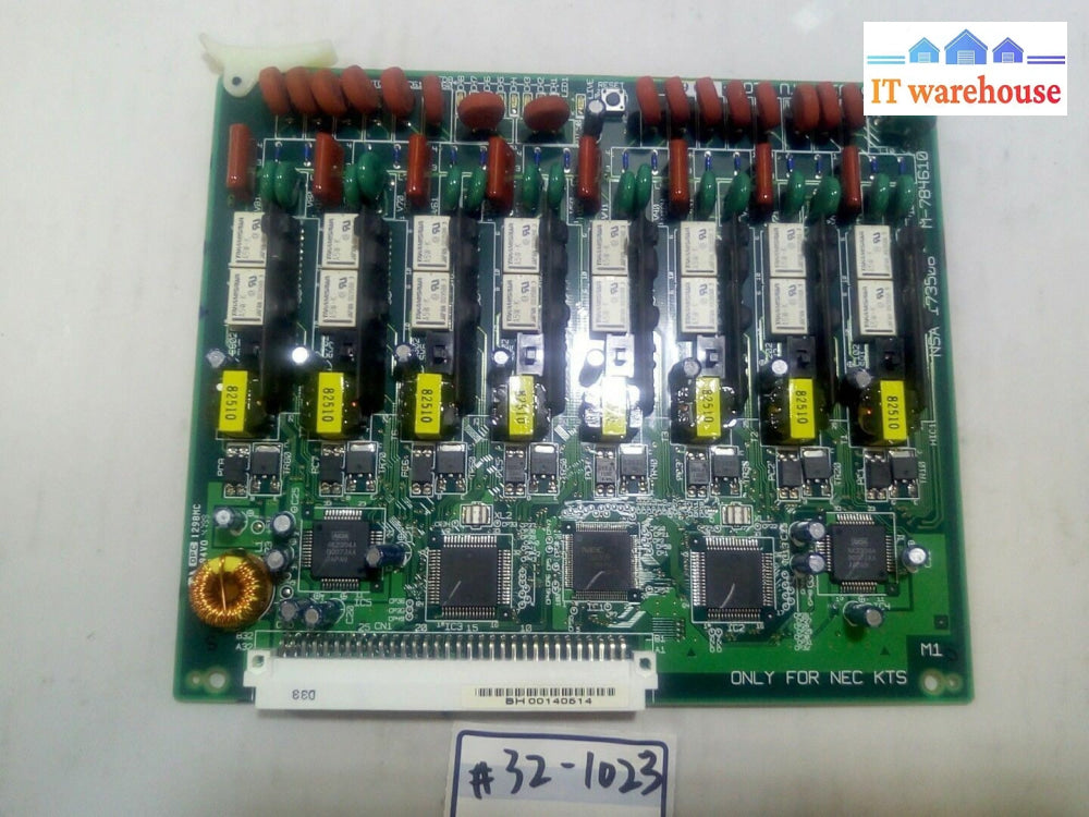 - NEC KTS NSA-173506 M-784610 COI(8)-U10 ETU LOT-106B CARD