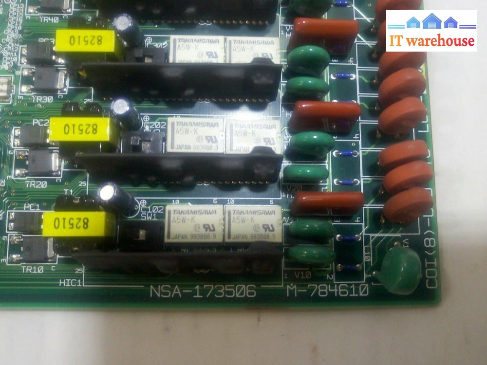 - NEC KTS NSA-173506 M-784610 COI(8)-U10 ETU LOT-106B CARD