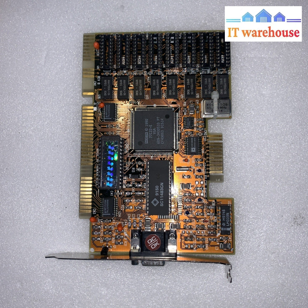 NEC µPD7200 ISA VGA Graphics Card Vintage 16-Bit Retro PC Video Adapter