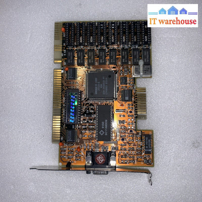 NEC µPD7200 ISA VGA Graphics Card Vintage 16-Bit Retro PC Video Adapter