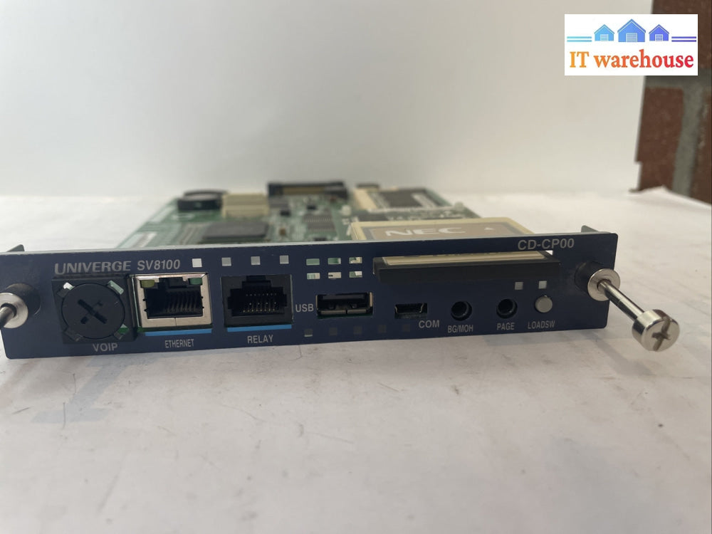 NEC Univerge SV8100 CD-CP00-US Card with PZ-VM21 Module