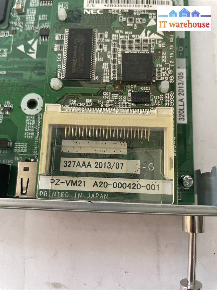 NEC Univerge SV8100 CD-CP00-US Card with PZ-VM21 Module