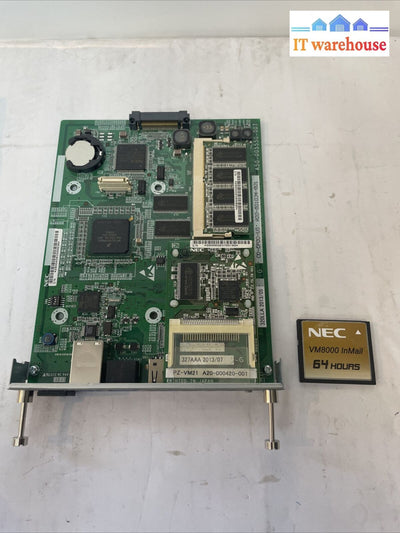 Nec Univerge Sv8100 Cd-Cp00-Us Card With Pz-Vm21 Module