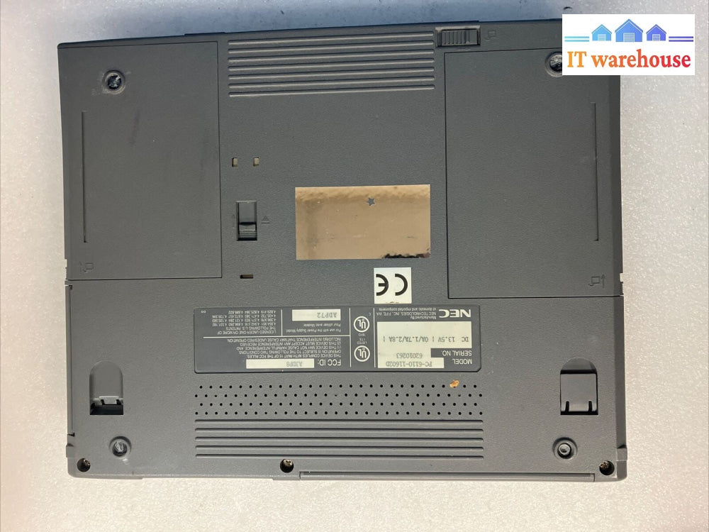 ~ NEC Versa PC-6110-11602D Laptop Pentium CPU 16MB RAM W/ AC (Bad Screen, Read!)