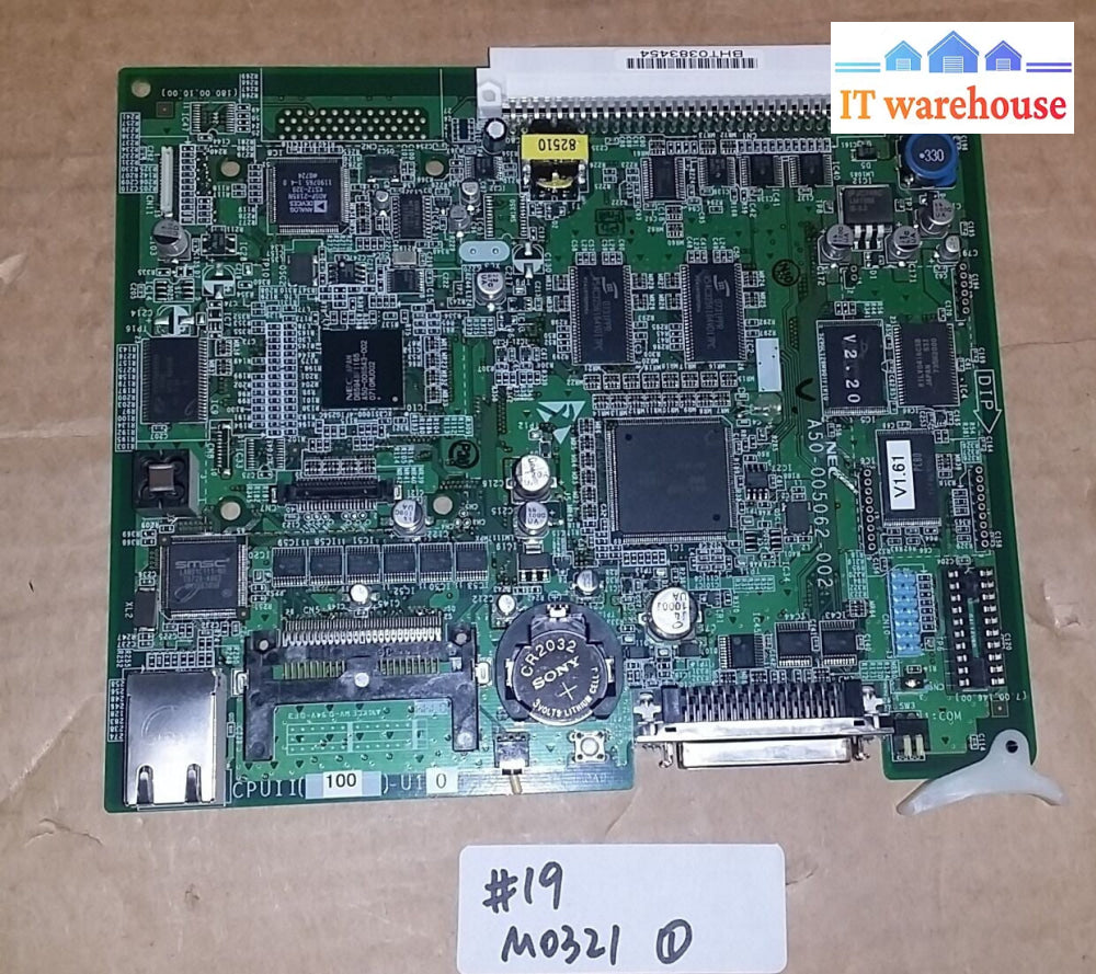 NEC XEN IPK II A50-005062-002 CPU II 200-U13 ETU Processing Card
