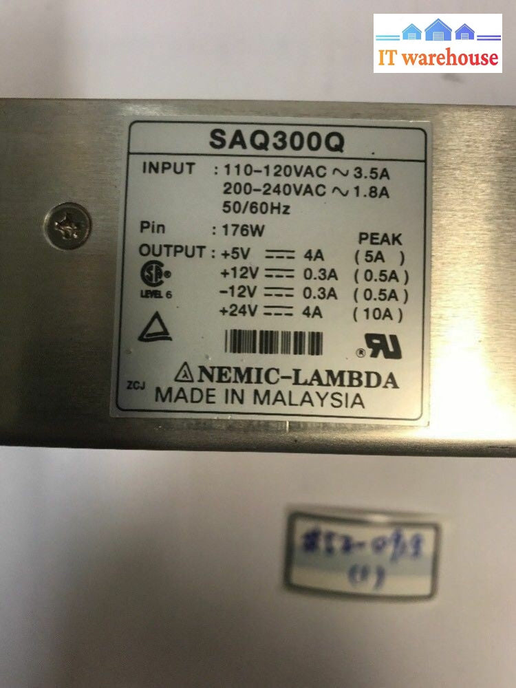 - NEMIC-LAMBDA SAQ3000Q POWER SUPPLY 110-120 VAC 50/60 Hz