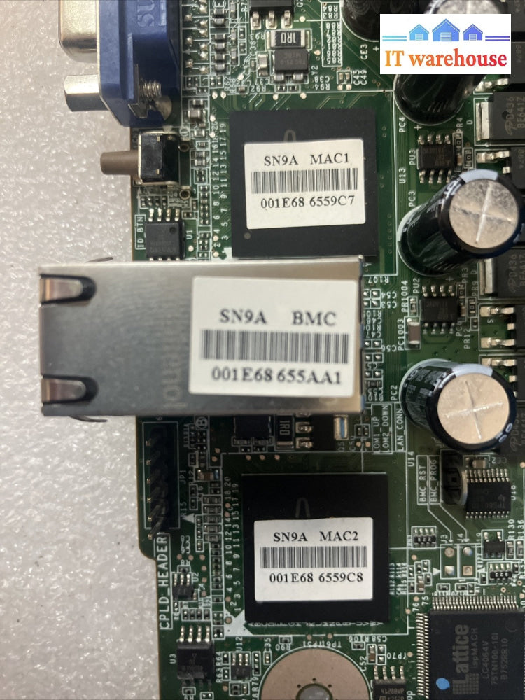 NETAPP STOREVAULT 001E68 SN9A P/N: DASN9AMB6A0 Motherboard ~