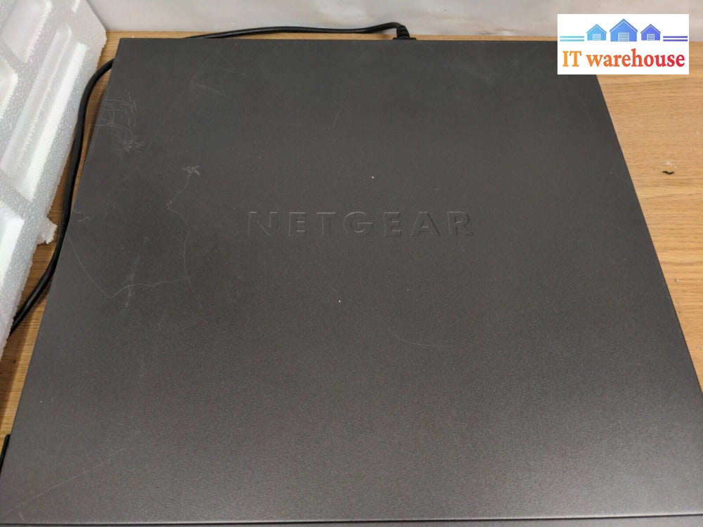 - NETGEAR ProSafe GS748TPS 48 Port Gigabit PoE Stackable Smart Switch 