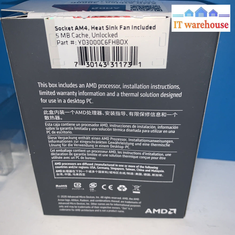 Never CPU heatsink fan for AMD Athlon AM4