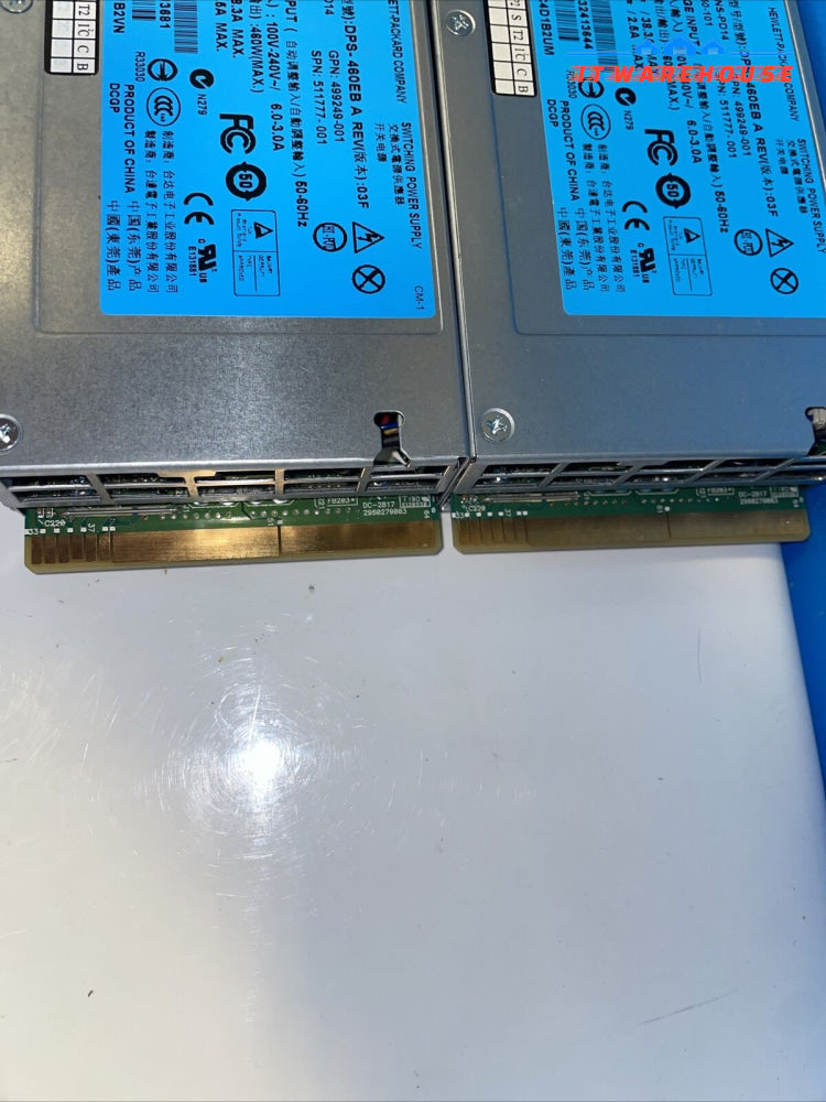 (New) 1X Hp 460W Power Supply Dps-460Eb A 499250-001