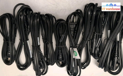 NEW 20x US 2-Prong AC Power Cord For PS2, PS3, Laptops, printers and more -