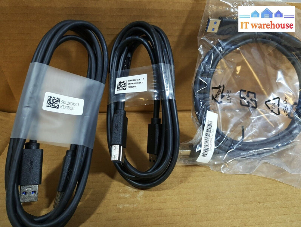* NEW 30x  Genuine 1.8m USB 3.0 Type A to B Cable Black PN81N  4531515001A 5KL2E