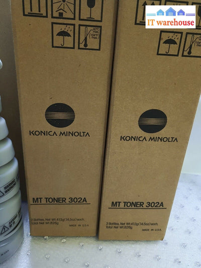 - NEW (6 PK) 8936402 KONICA MINOLTA MT 302A TONER FOR DI200 250 DI251 350 DI351