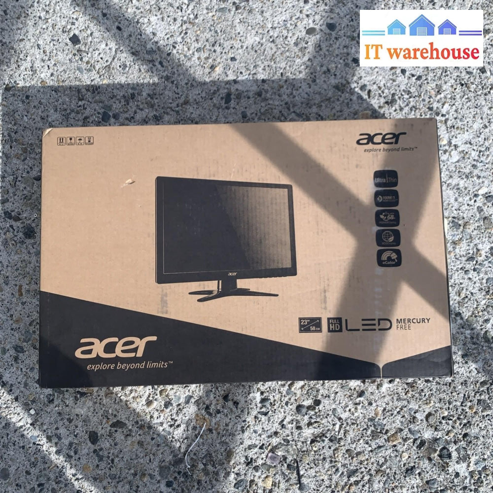 New -Acer H236HL H236HL BBID 23" 1920 x 1080 VGA DVI HDMI LED Monitor with Stand