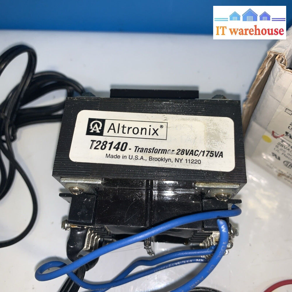 New Altronix T28140 Dual Voltage Open Frame Transformer Power Supply 28V Ac
